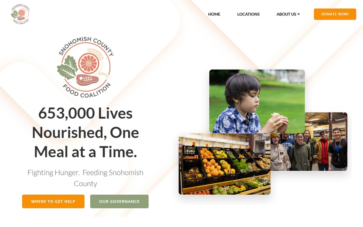 Snohomish County Food Coalition screenshot